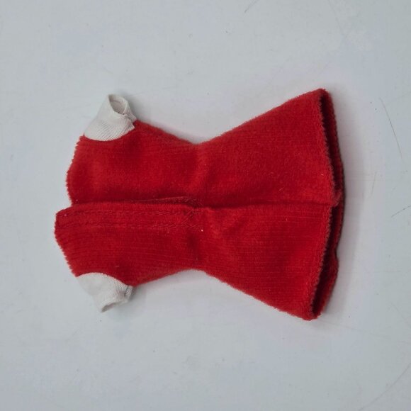 Barbie Genuine Red Corduroy Dress With ABC Patch For Schooltime Fun 1997 Collect - Picture 4 of 6